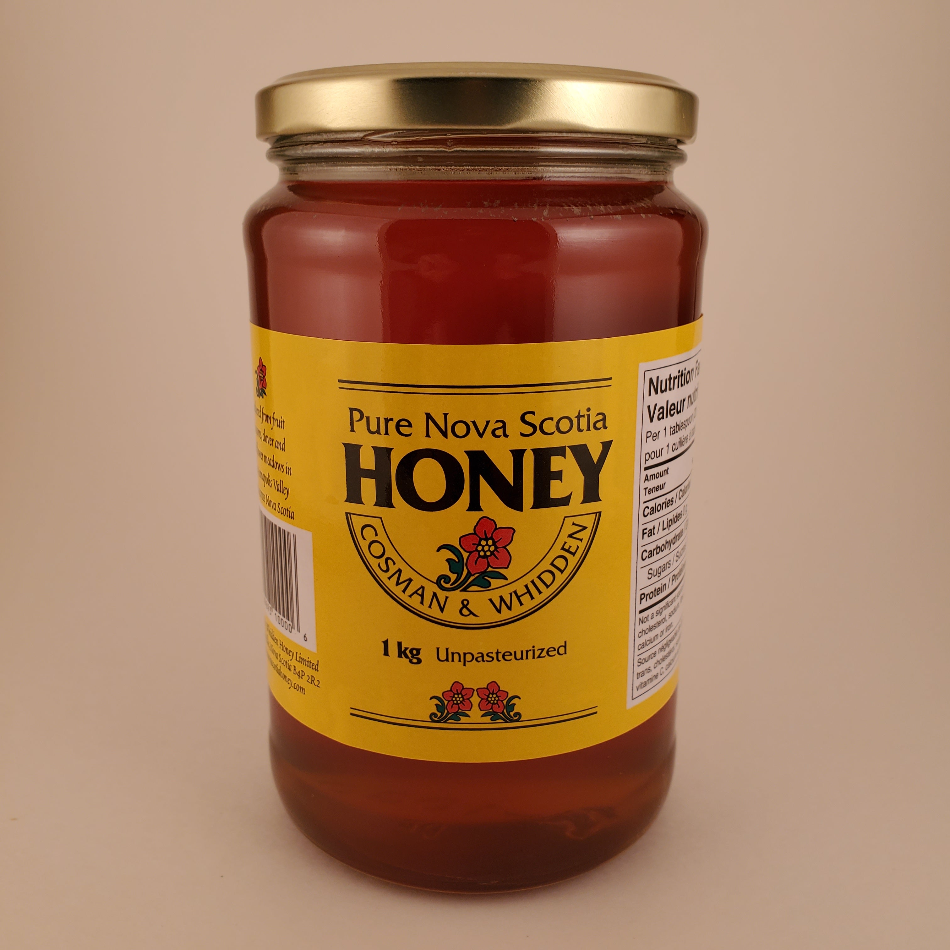 Honey, Cosman and Whidden, NS, 1kg 🇨🇦 – Food People