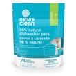 Dishwasher pacs, Nature Clean, 24 pacs