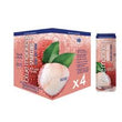 Lychee juice, sparkling, Blue Monkey, 4x250ml