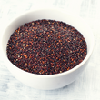 Quinoa, organic, black and red