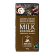 Chocolate Bar, milk, Just Us! Organic, Fair Trade, 100g